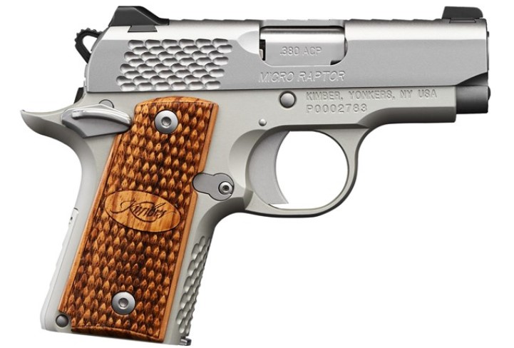 KIMBER MICRO RAPTOR STAINLESS NS MICRO 380 .380 ACP 2.75IN BARREL 7RD 3300084 - Taurus Savings